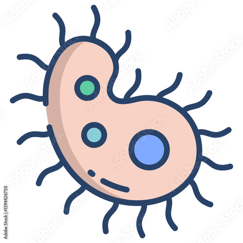 Linear color Viruses icon