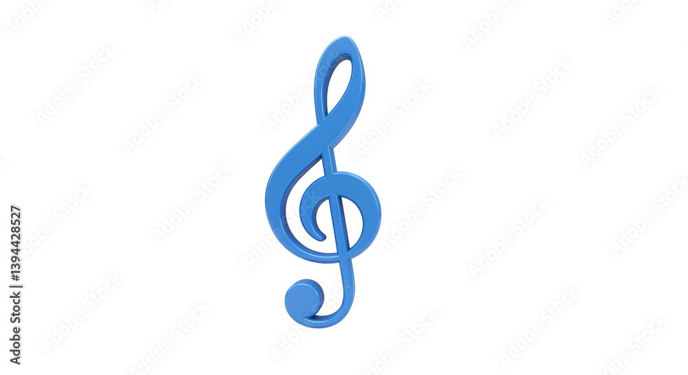 Isolated Treble Clef Isolated Treble Clef
