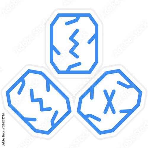 Rune Stones Icon Style