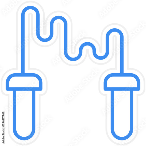 Jumping Rope Icon Style