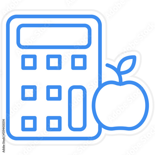 Calorie Calculator Icon Style
