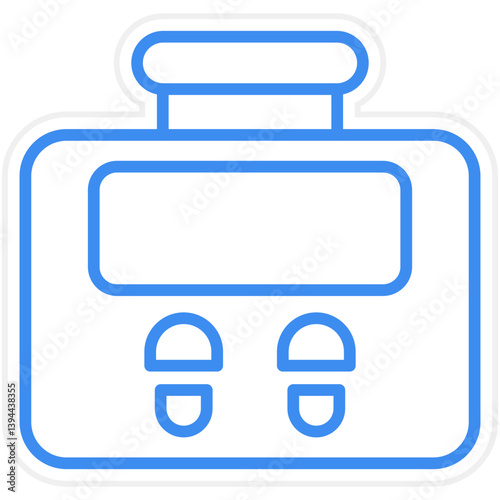 Pedometer Icon Style