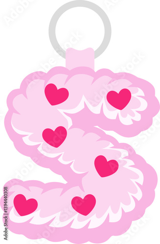 Key Chain Love Letter Vector Element Alphabet S