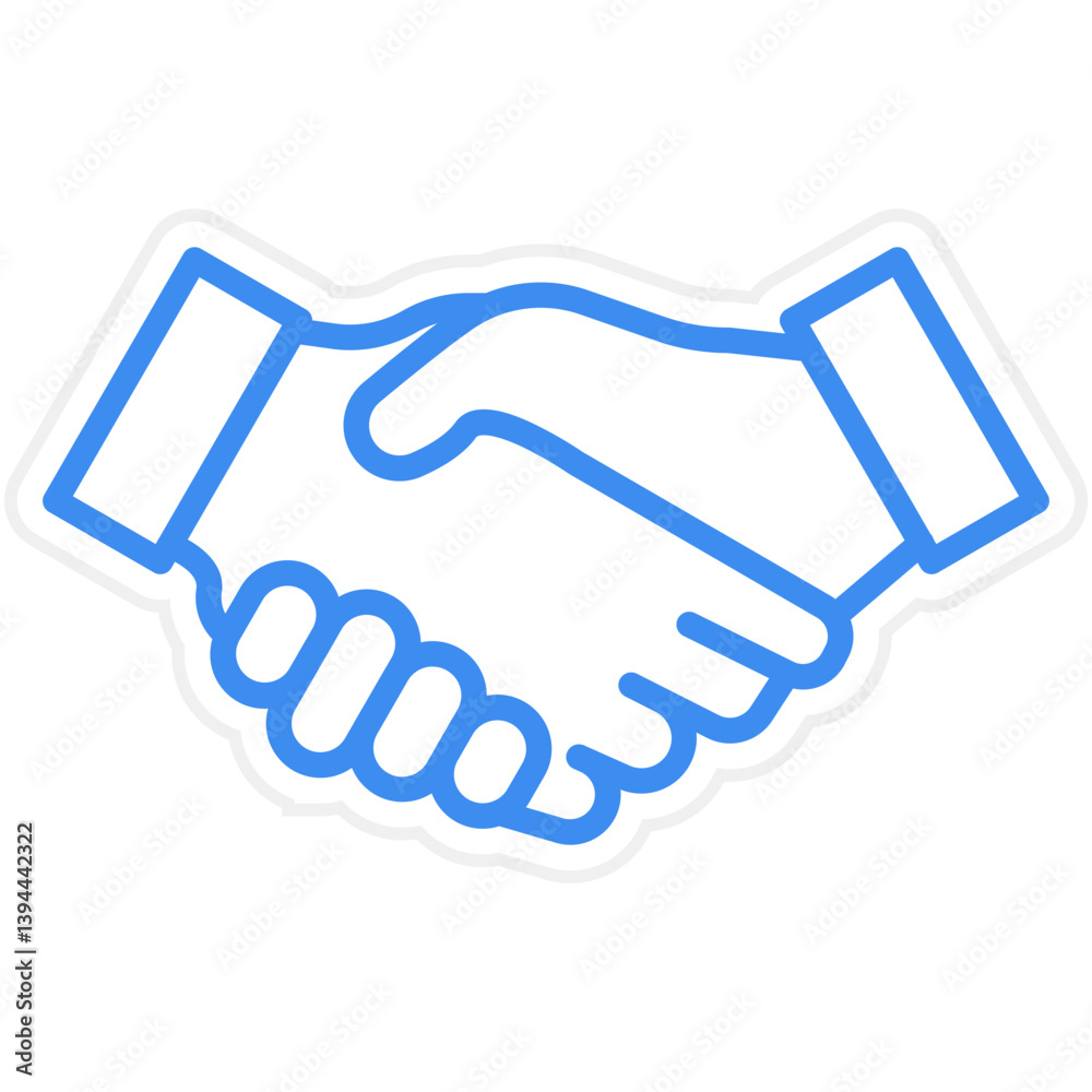 Handshake Icon Style Handshake Icon Style