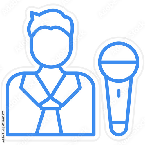 Host Male Icon Style