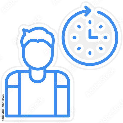 Anti Aging Diet Icon Style