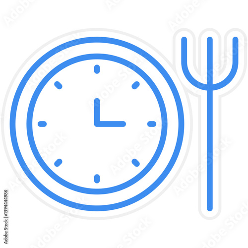 Eating Slowly Icon Style