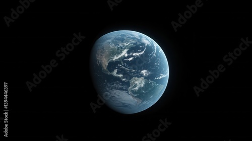 Earth from Space, Blue Planet, Global View at Night