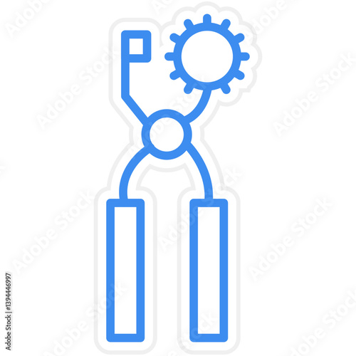 Leather Punch Icon Style