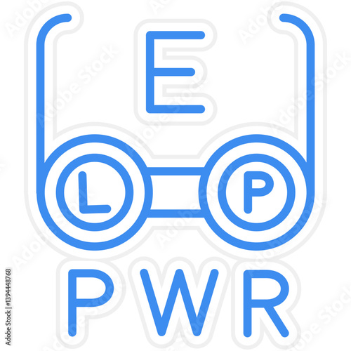 Medical Optometry Icon Style