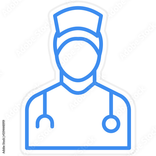 Ophthalmologist Male Icon Style