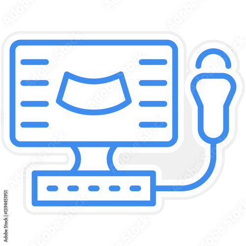 Ultrasonography Icon Style