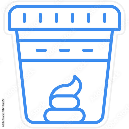 Stool Test Icon Style