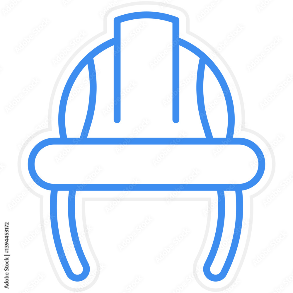 Fototapeta premium Helmet Icon Style