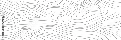 Wood texture imitation, hand drawn wood plank, black lines on white background, vector design, banner
