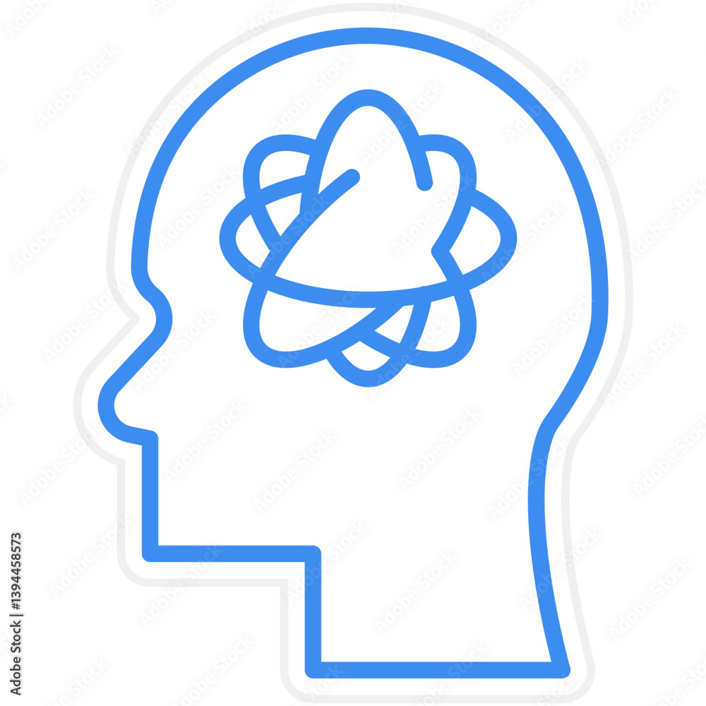 Mental Disorder Icon Style