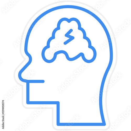 Schizophrenia Icon Style