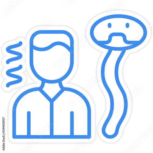 Fear Of Snakes Icon Style