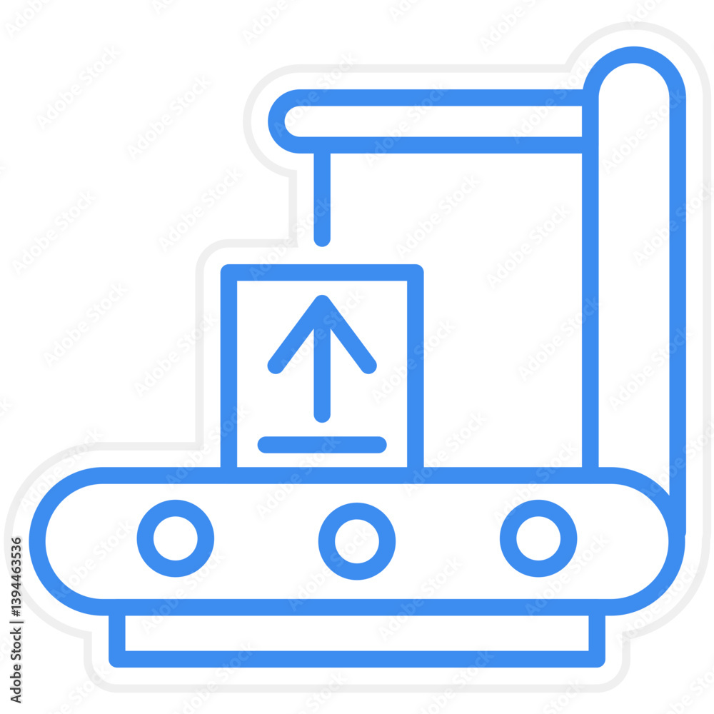 Conveyor Icon Style Conveyor Icon Style