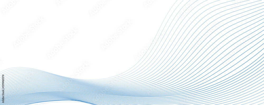 Fototapeta premium abstract blue wave background