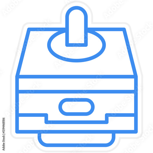 Stepper Motor Icon Style