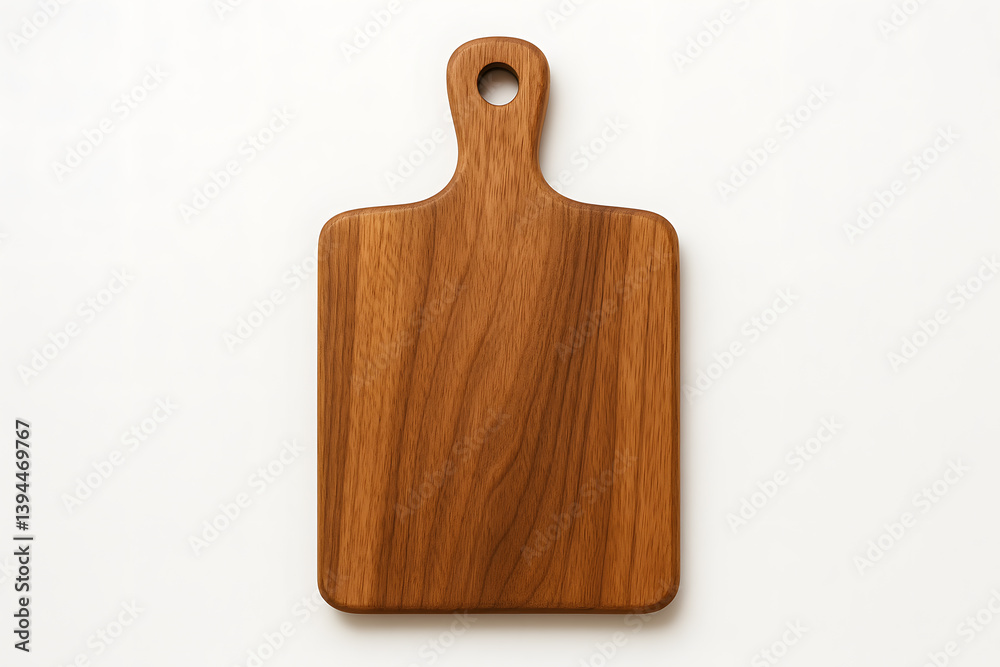 Fototapeta premium Wooden Cutting Board with Handle