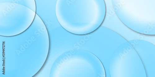 Abstract grey and blue background with dynamic circle lines. Modern minimalist banner background, Abstract minimalist banner background.