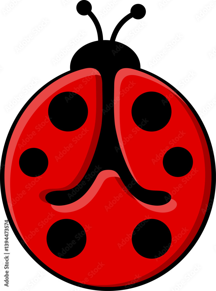 Ladybug Letter Vector Element Alphabet W Ladybug Letter Vector Element Alphabet W
