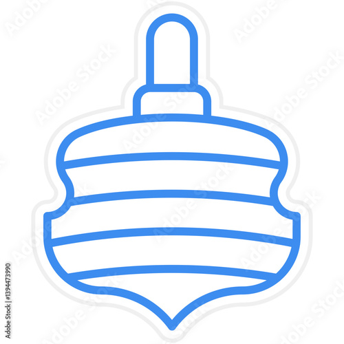 Toy Top Icon Style