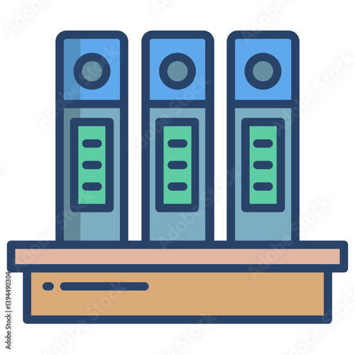 Linear color Archives icon