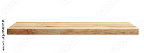 wooden board, isolated on white