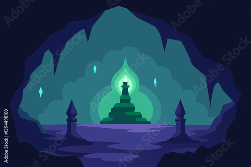 buddhist temple in the sky