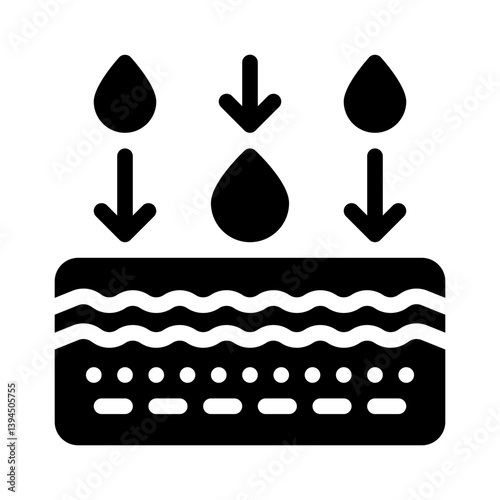 absorption glyph icon