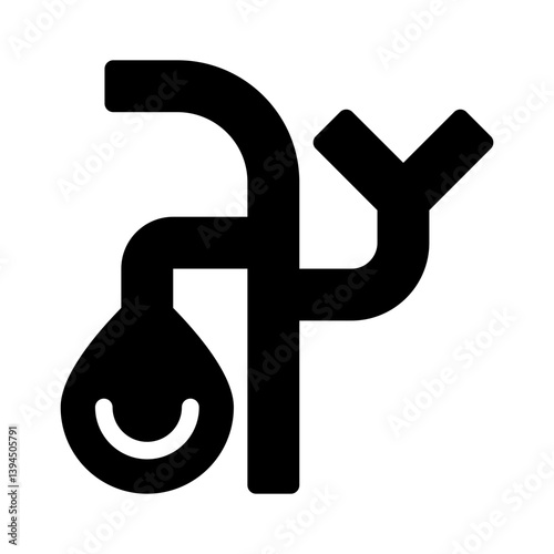 bile glyph icon