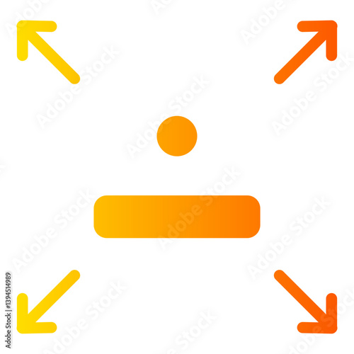 networking opportunities gradient icon