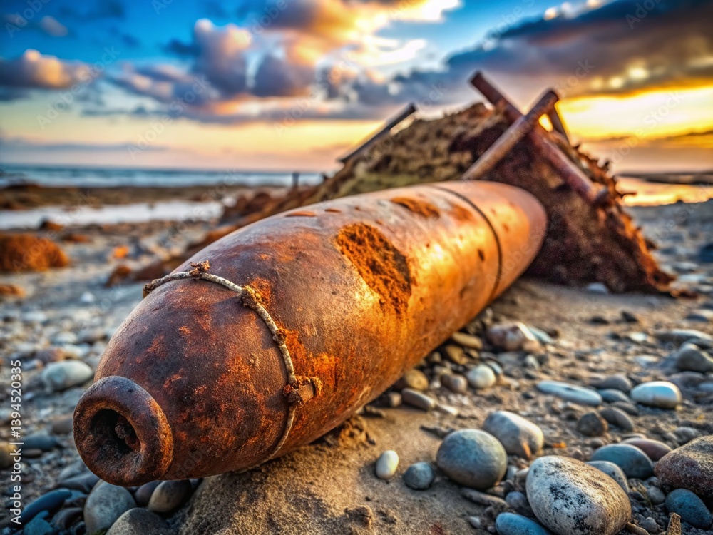 Rusty WWII Torpedo Unearthed A Relic of Naval Warfare Reveals Secrets of the Past