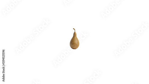 A radiant golden pear icon perfect for gourmet, luxury food, or harvest themes.