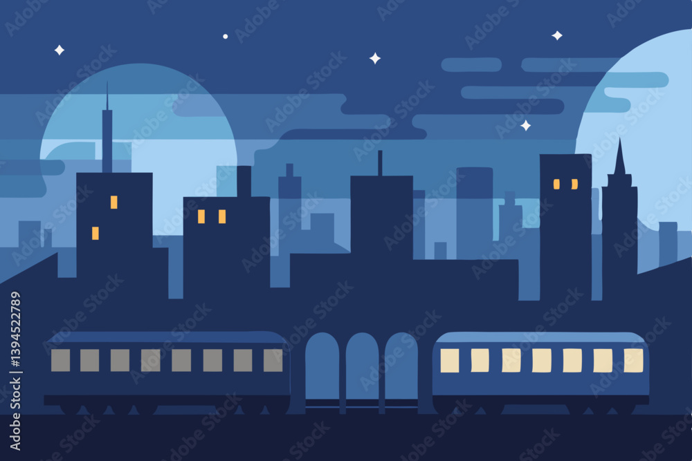 vector illustration of city