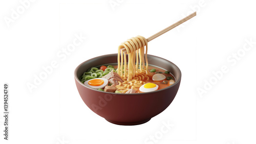 A hot soup bowl element, great for food menus, cozy kitchen scenes, or culinary designs.