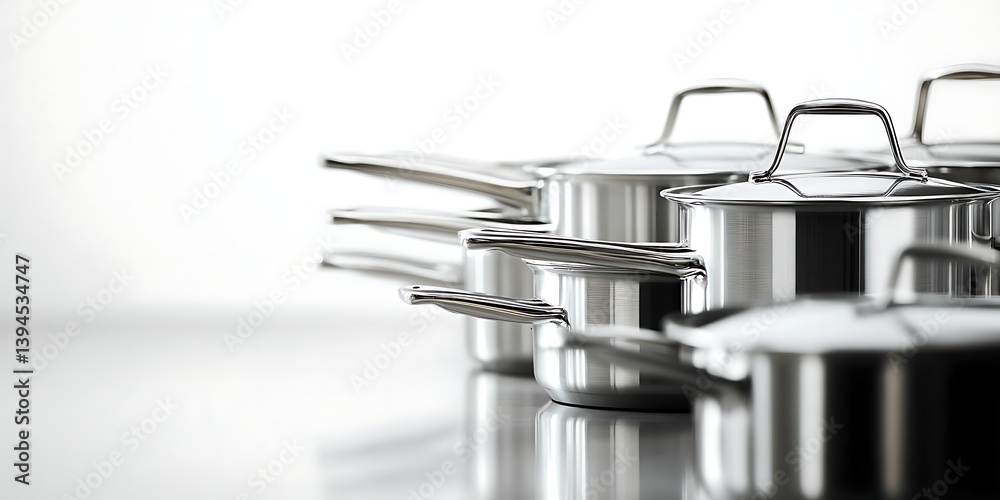 Stainless Steel Cookware Set Display Stainless Steel Cookware Set Display