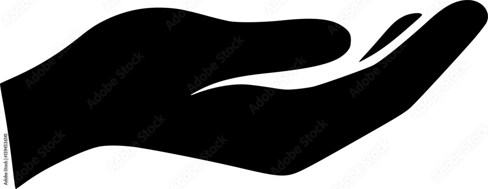 Hand palm up icon logo design template isolated illustration
Hand palm up icon logo design template isolated illustration