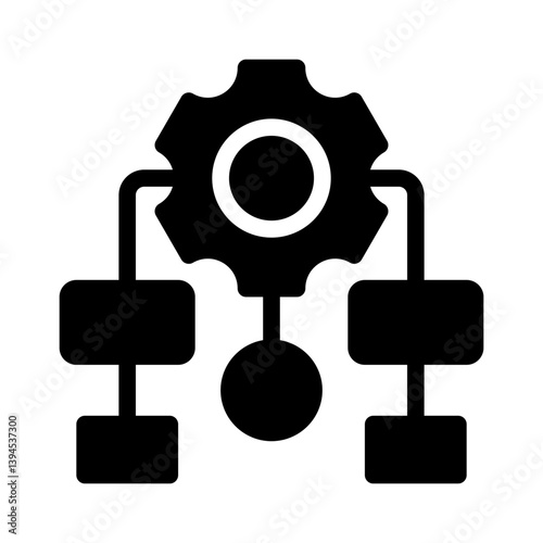 algorithm glyph icon