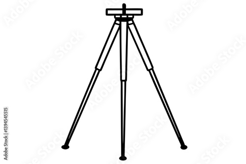 tripod isolated on white background