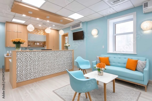 A healthcare clinic with multilingual signage and inclusive services for all patients