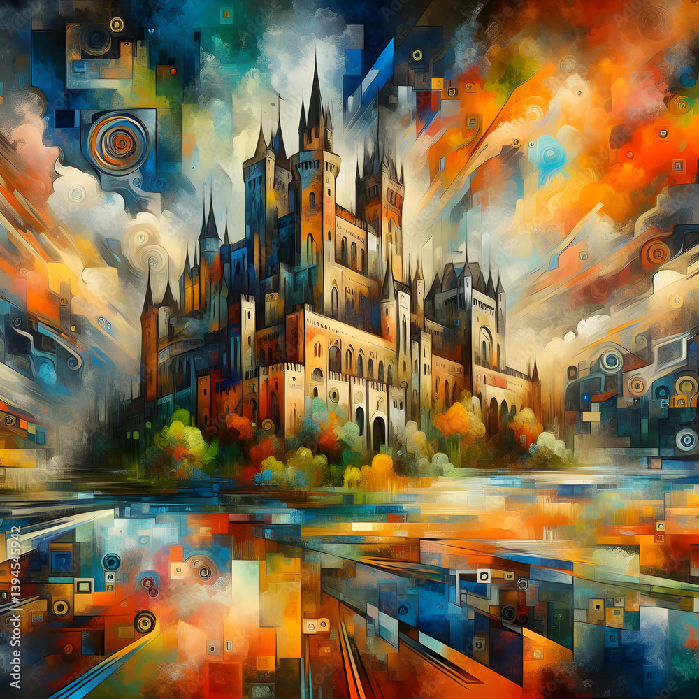 Fototapeta premium the city of aliens