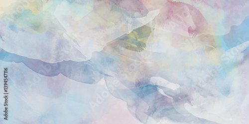 Abstract pastel colors watercolor background. Textured abstract bright watercolor stains background. Abstract artistic background print decorative art design wallpaper painting. 