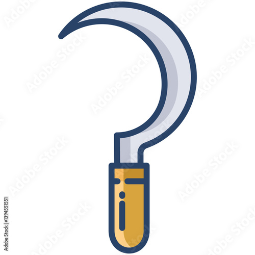 Linear color Scythe icon