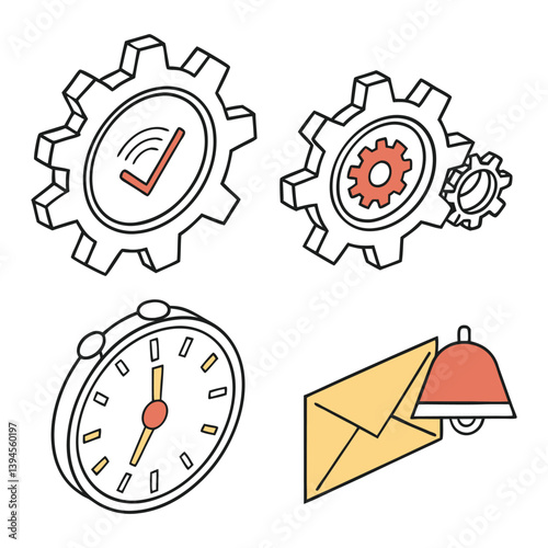 Modern UI Icons Set for Web and App Design