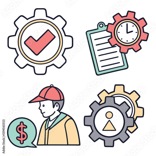 Modern UI Icons Set for Web and App Design
