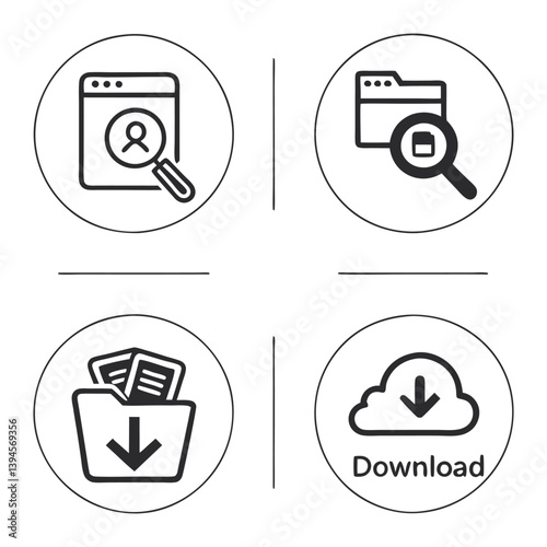Modern UI Icons Set for Web and App Design